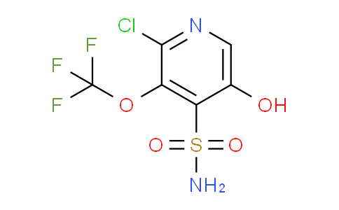 2-Chloro-5-hydroxy-3-(trifluoromethoxy)pyridine-4-sulfonamide