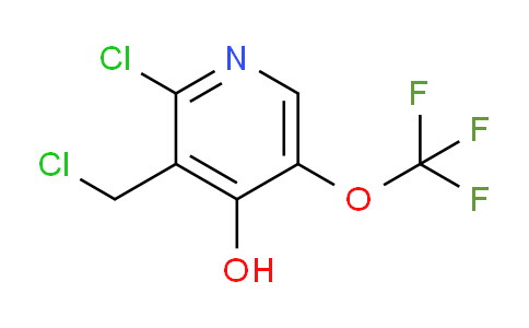 2-Chloro-3-(chloromethyl)-4-hydroxy-5-(trifluoromethoxy)pyridine