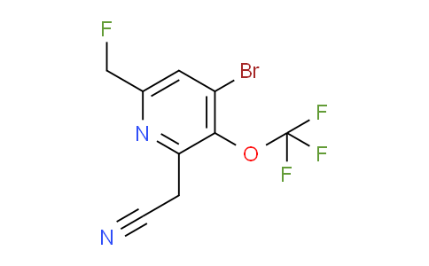 AM216925 | 1804635-86-6 | 4-Bromo-6-(fluoromethyl)-3-(trifluoromethoxy)pyridine-2-acetonitrile