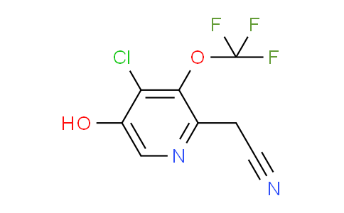 AM216943 | 1804547-24-7 | 4-Chloro-5-hydroxy-3-(trifluoromethoxy)pyridine-2-acetonitrile