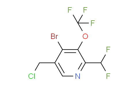 AM216965 | 1806206-53-0 | 4-Bromo-5-(chloromethyl)-2-(difluoromethyl)-3-(trifluoromethoxy)pyridine