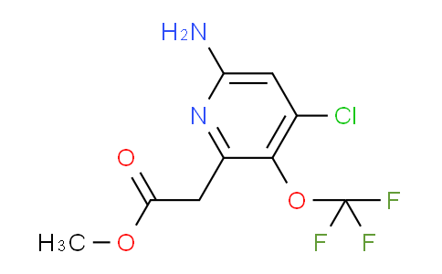 Methyl 6-amino-4-chloro-3-(trifluoromethoxy)pyridine-2-acetate