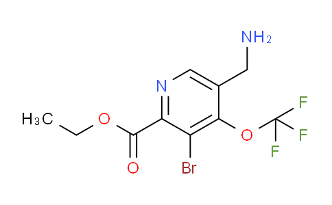 AM216977 | 1806129-91-8 | Ethyl 5-(aminomethyl)-3-bromo-4-(trifluoromethoxy)pyridine-2-carboxylate