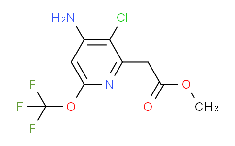 Methyl 4-amino-3-chloro-6-(trifluoromethoxy)pyridine-2-acetate