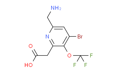 AM216981 | 1806095-95-3 | 6-(Aminomethyl)-4-bromo-3-(trifluoromethoxy)pyridine-2-acetic acid