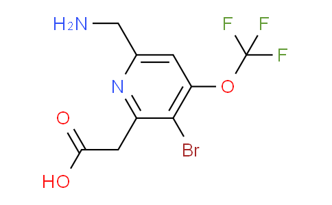 AM216982 | 1803641-69-1 | 6-(Aminomethyl)-3-bromo-4-(trifluoromethoxy)pyridine-2-acetic acid