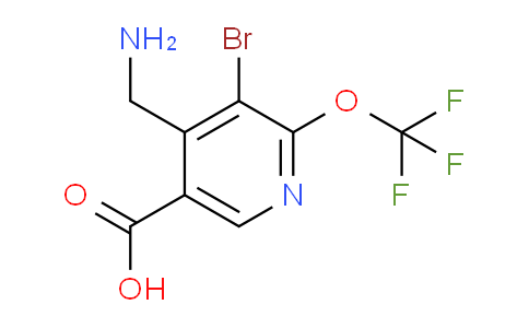 4-(Aminomethyl)-3-bromo-2-(trifluoromethoxy)pyridine-5-carboxylic acid