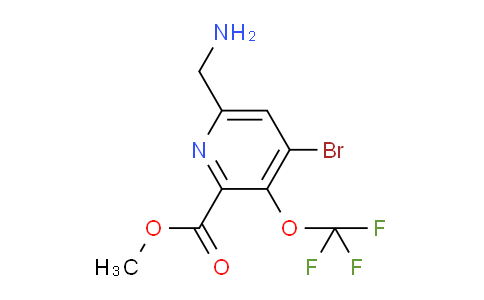 AM216988 | 1806151-72-3 | Methyl 6-(aminomethyl)-4-bromo-3-(trifluoromethoxy)pyridine-2-carboxylate