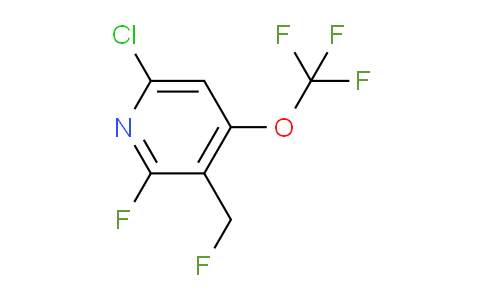6-Chloro-2-fluoro-3-(fluoromethyl)-4-(trifluoromethoxy)pyridine