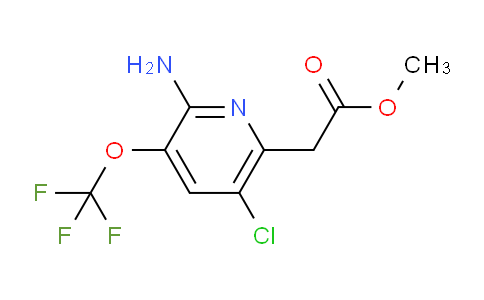 Methyl 2-amino-5-chloro-3-(trifluoromethoxy)pyridine-6-acetate
