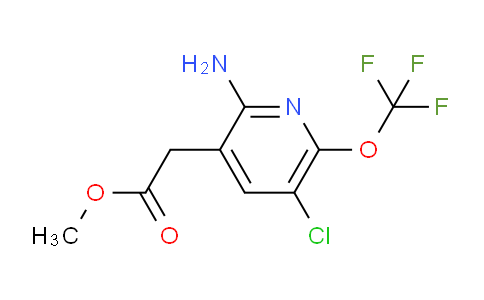 Methyl 2-amino-5-chloro-6-(trifluoromethoxy)pyridine-3-acetate