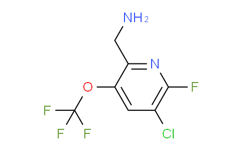 2-(Aminomethyl)-5-chloro-6-fluoro-3-(trifluoromethoxy)pyridine