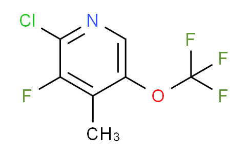 2-Chloro-3-fluoro-4-methyl-5-(trifluoromethoxy)pyridine
