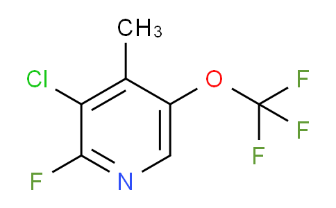 3-Chloro-2-fluoro-4-methyl-5-(trifluoromethoxy)pyridine