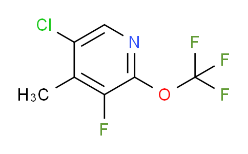 5-Chloro-3-fluoro-4-methyl-2-(trifluoromethoxy)pyridine