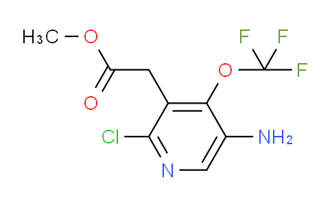 Methyl 5-amino-2-chloro-4-(trifluoromethoxy)pyridine-3-acetate