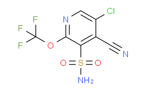 5-Chloro-4-cyano-2-(trifluoromethoxy)pyridine-3-sulfonamide