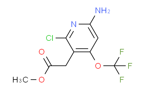 Methyl 6-amino-2-chloro-4-(trifluoromethoxy)pyridine-3-acetate