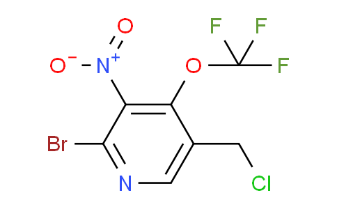 2-Bromo-5-(chloromethyl)-3-nitro-4-(trifluoromethoxy)pyridine