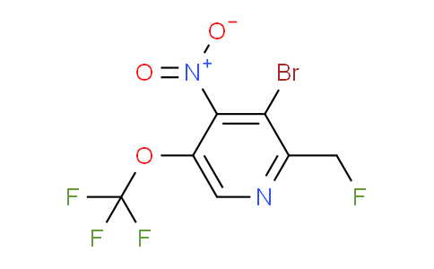 3-Bromo-2-(fluoromethyl)-4-nitro-5-(trifluoromethoxy)pyridine