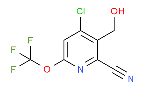 4-Chloro-2-cyano-6-(trifluoromethoxy)pyridine-3-methanol