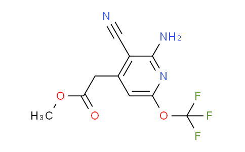 AM21713 | 1806181-49-6 | Methyl 2-amino-3-cyano-6-(trifluoromethoxy)pyridine-4-acetate
