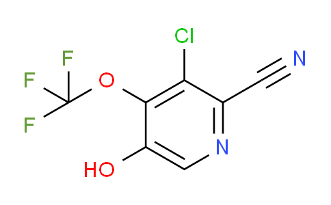 3-Chloro-2-cyano-5-hydroxy-4-(trifluoromethoxy)pyridine