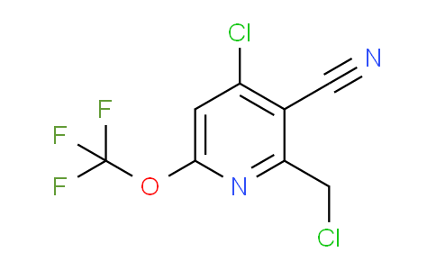 4-Chloro-2-(chloromethyl)-3-cyano-6-(trifluoromethoxy)pyridine