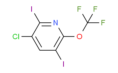3-Chloro-2,5-diiodo-6-(trifluoromethoxy)pyridine