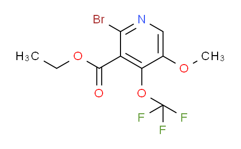 Ethyl 2-bromo-5-methoxy-4-(trifluoromethoxy)pyridine-3-carboxylate