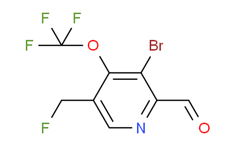 AM217166 | 1803919-28-9 | 3-Bromo-5-(fluoromethyl)-4-(trifluoromethoxy)pyridine-2-carboxaldehyde