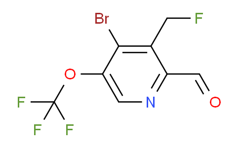 AM217168 | 1806078-26-1 | 4-Bromo-3-(fluoromethyl)-5-(trifluoromethoxy)pyridine-2-carboxaldehyde