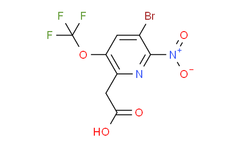 AM217178 | 1804004-61-2 | 3-Bromo-2-nitro-5-(trifluoromethoxy)pyridine-6-acetic acid