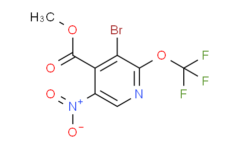 Methyl 3-bromo-5-nitro-2-(trifluoromethoxy)pyridine-4-carboxylate