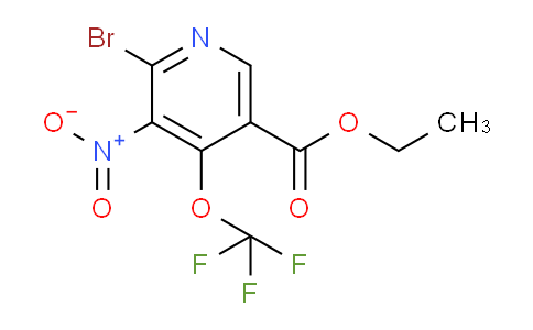 Ethyl 2-bromo-3-nitro-4-(trifluoromethoxy)pyridine-5-carboxylate