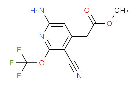 AM21722 | 1804014-72-9 | Methyl 6-amino-3-cyano-2-(trifluoromethoxy)pyridine-4-acetate