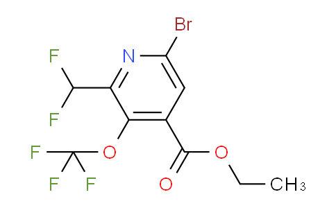 AM217249 | 1803958-51-1 | Ethyl 6-bromo-2-(difluoromethyl)-3-(trifluoromethoxy)pyridine-4-carboxylate