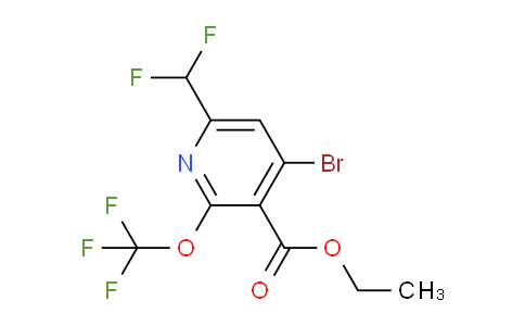 AM217252 | 1806077-64-4 | Ethyl 4-bromo-6-(difluoromethyl)-2-(trifluoromethoxy)pyridine-3-carboxylate