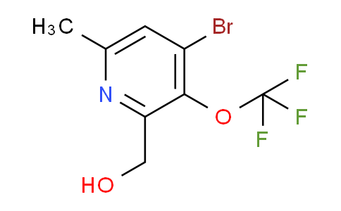 4-Bromo-6-methyl-3-(trifluoromethoxy)pyridine-2-methanol