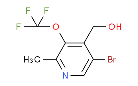 5-Bromo-2-methyl-3-(trifluoromethoxy)pyridine-4-methanol