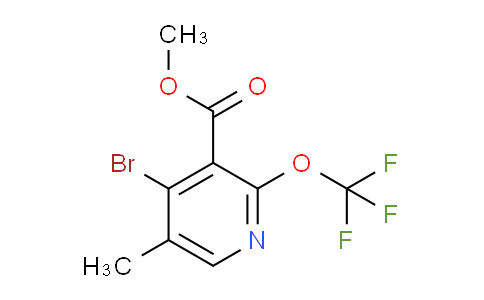Methyl 4-bromo-5-methyl-2-(trifluoromethoxy)pyridine-3-carboxylate