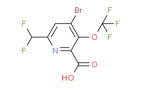 AM217265 | 1806077-18-8 | 4-Bromo-6-(difluoromethyl)-3-(trifluoromethoxy)pyridine-2-carboxylic acid