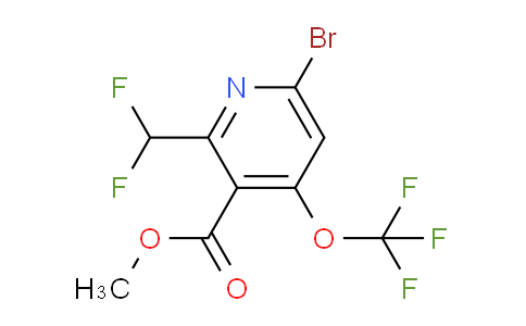 Methyl 6-bromo-2-(difluoromethyl)-4-(trifluoromethoxy)pyridine-3-carboxylate