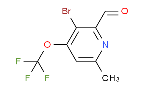 AM217268 | 1806223-40-4 | 3-Bromo-6-methyl-4-(trifluoromethoxy)pyridine-2-carboxaldehyde