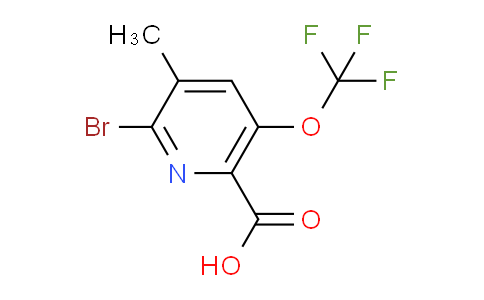 AM217270 | 1806093-85-5 | 2-Bromo-3-methyl-5-(trifluoromethoxy)pyridine-6-carboxylic acid