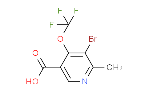 AM217274 | 1803613-91-3 | 3-Bromo-2-methyl-4-(trifluoromethoxy)pyridine-5-carboxylic acid