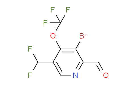 AM217275 | 1804548-07-9 | 3-Bromo-5-(difluoromethyl)-4-(trifluoromethoxy)pyridine-2-carboxaldehyde