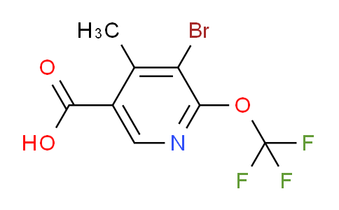 AM217276 | 1806223-83-5 | 3-Bromo-4-methyl-2-(trifluoromethoxy)pyridine-5-carboxylic acid