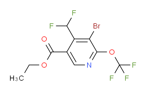 AM217278 | 1806120-90-0 | Ethyl 3-bromo-4-(difluoromethyl)-2-(trifluoromethoxy)pyridine-5-carboxylate