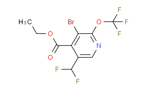AM217280 | 1806236-83-8 | Ethyl 3-bromo-5-(difluoromethyl)-2-(trifluoromethoxy)pyridine-4-carboxylate